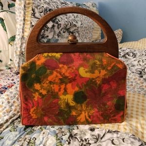 Vintage colorful handbag/purse